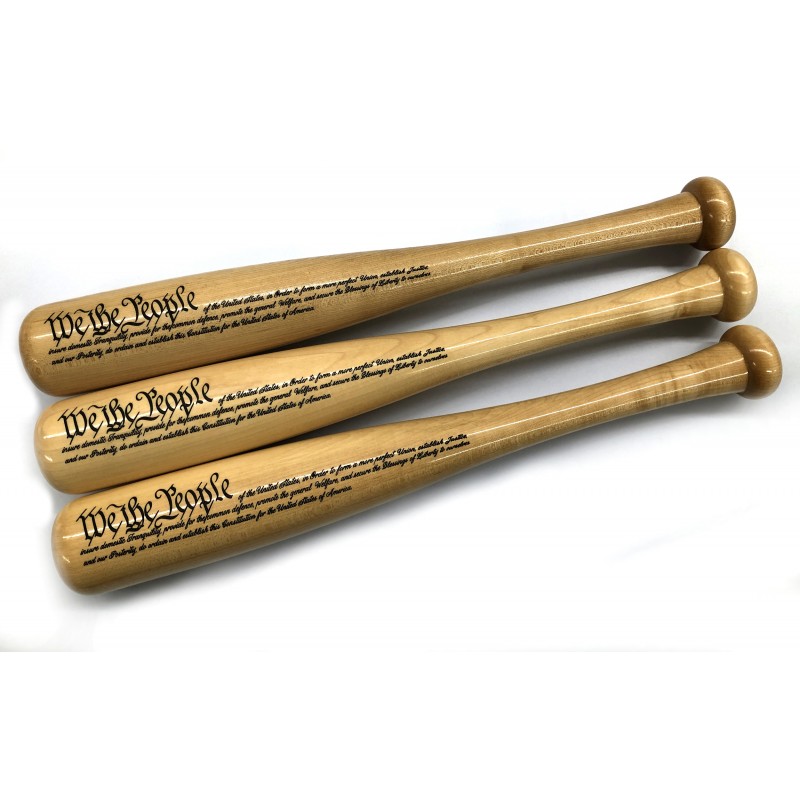 Mini Wood Baseball Bats with Personalized Engraving
