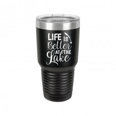 Life is better at the lake tumbler 