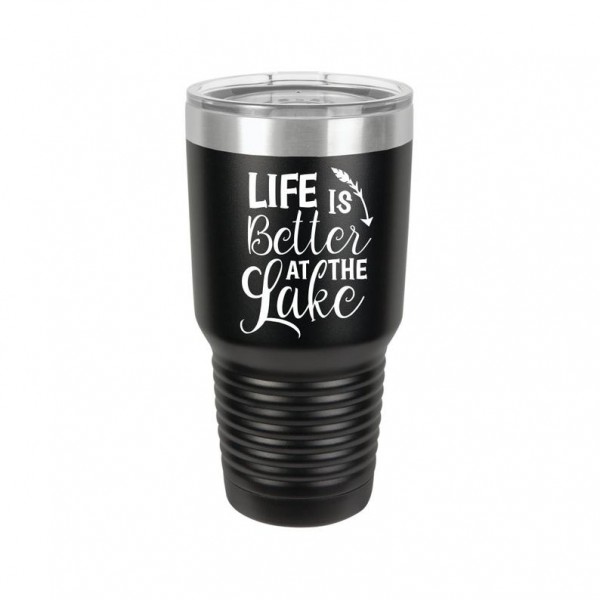 Life is better at the lake tumbler 