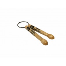 Drumstick Keychain Maple Wood