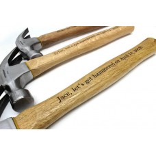 Personalized Wood Handle Hammer