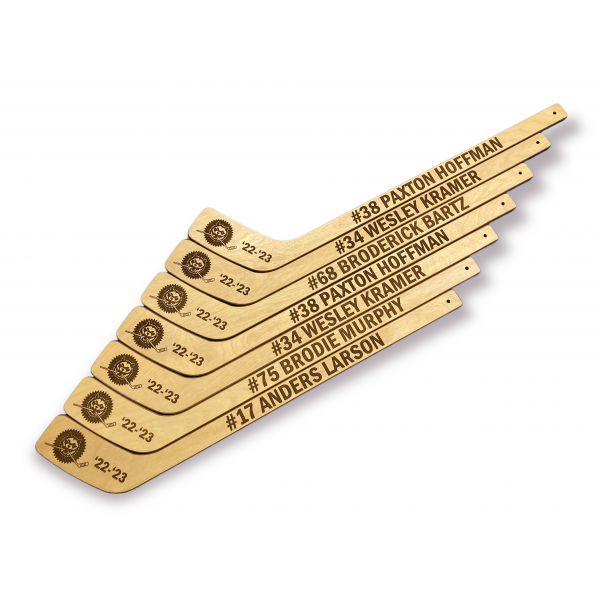 Custom Engraved Hockey Sticks