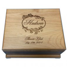Alder Wood Jewelry Box Style 2