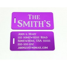 Metal Luggage Tags
